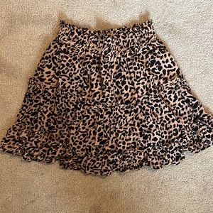 Molly green cheetah print skirt!!